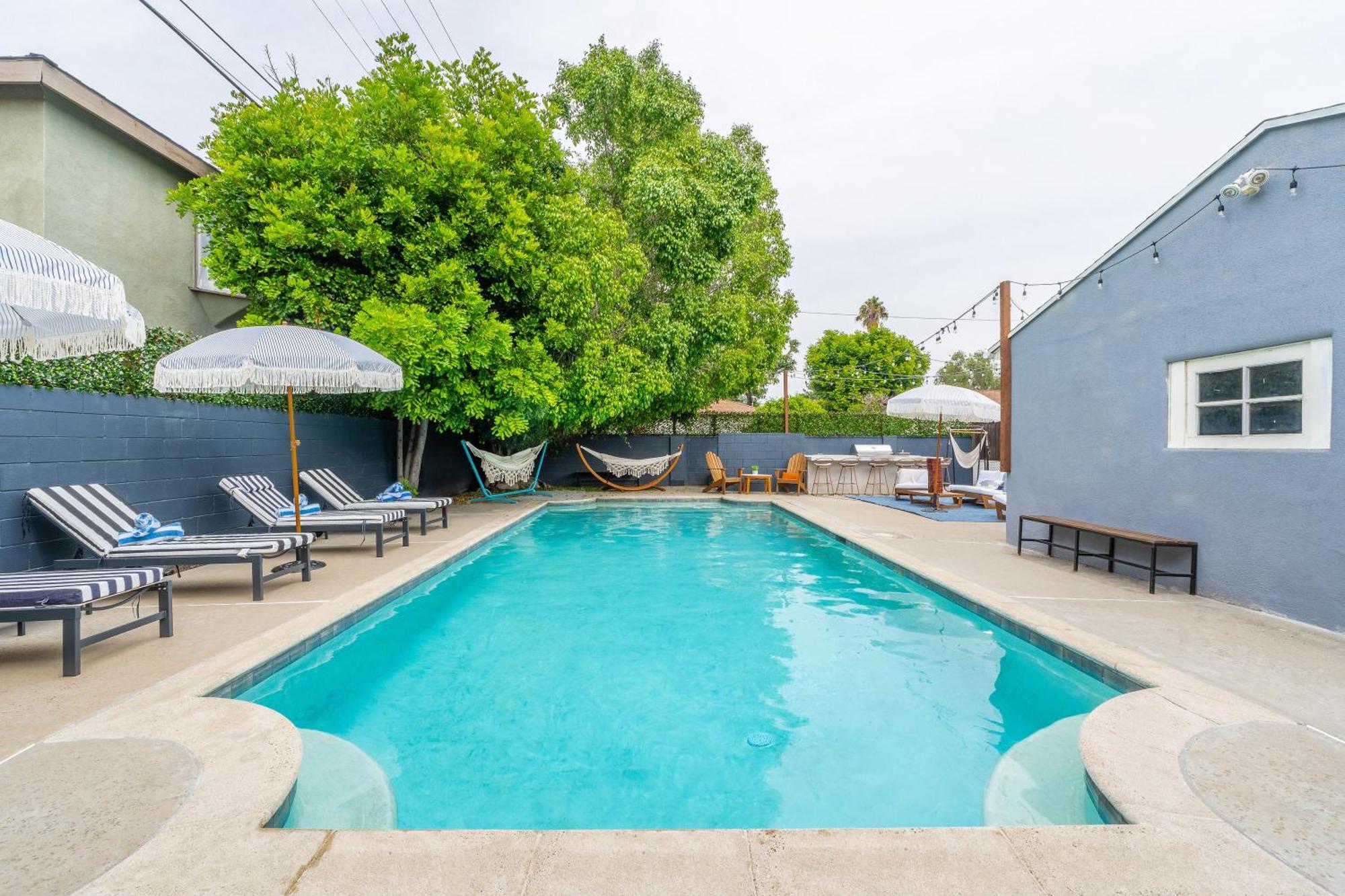 Angel&Rose Universal Hollywood Heated Pool House King Bed لوس أنجلوس المظهر الخارجي الصورة